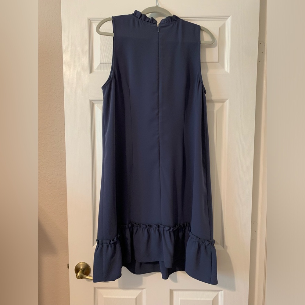 Navy blue cocktail dress